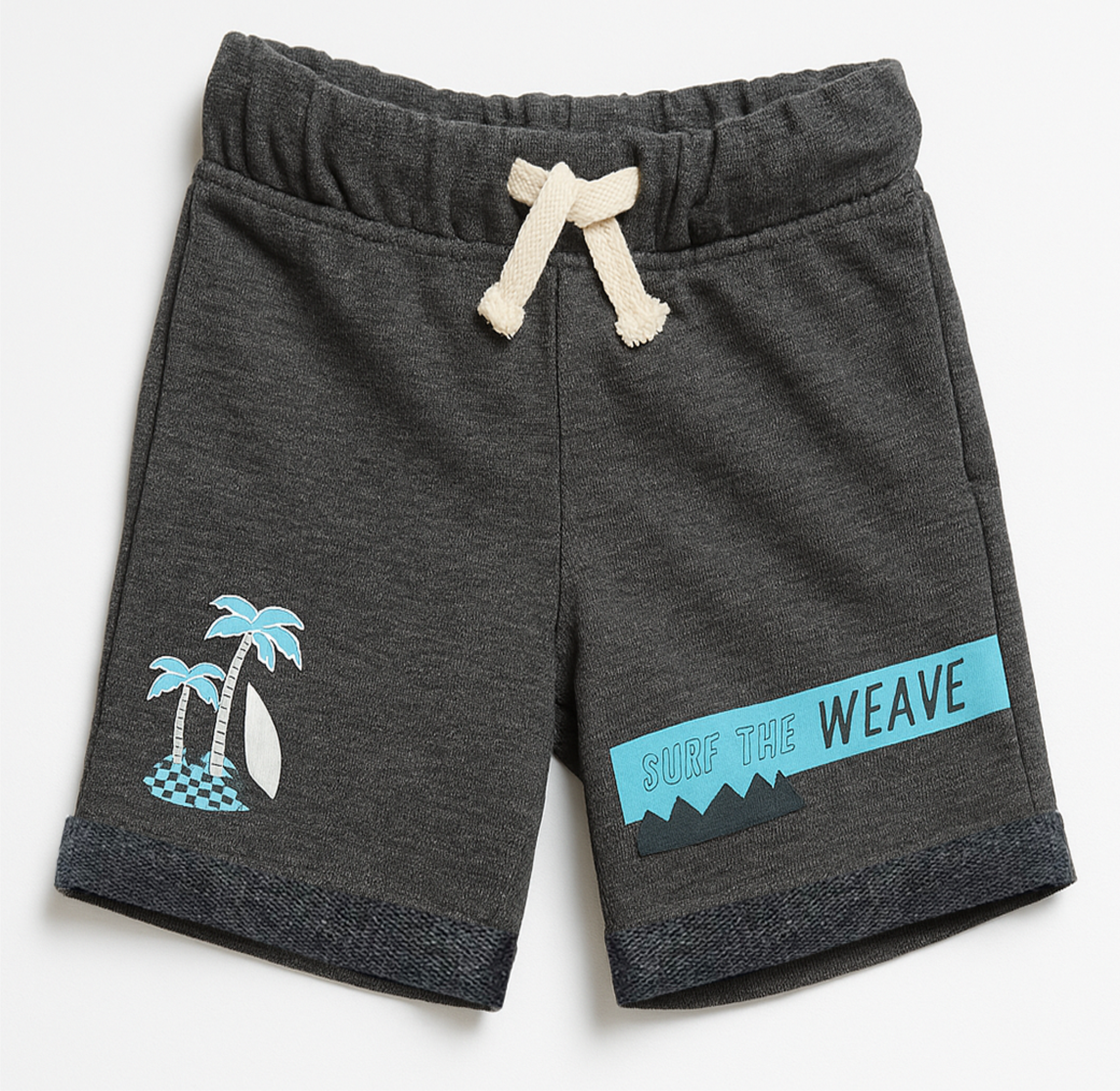 Boys Short's charcoal Grey - Noobeeretail.com