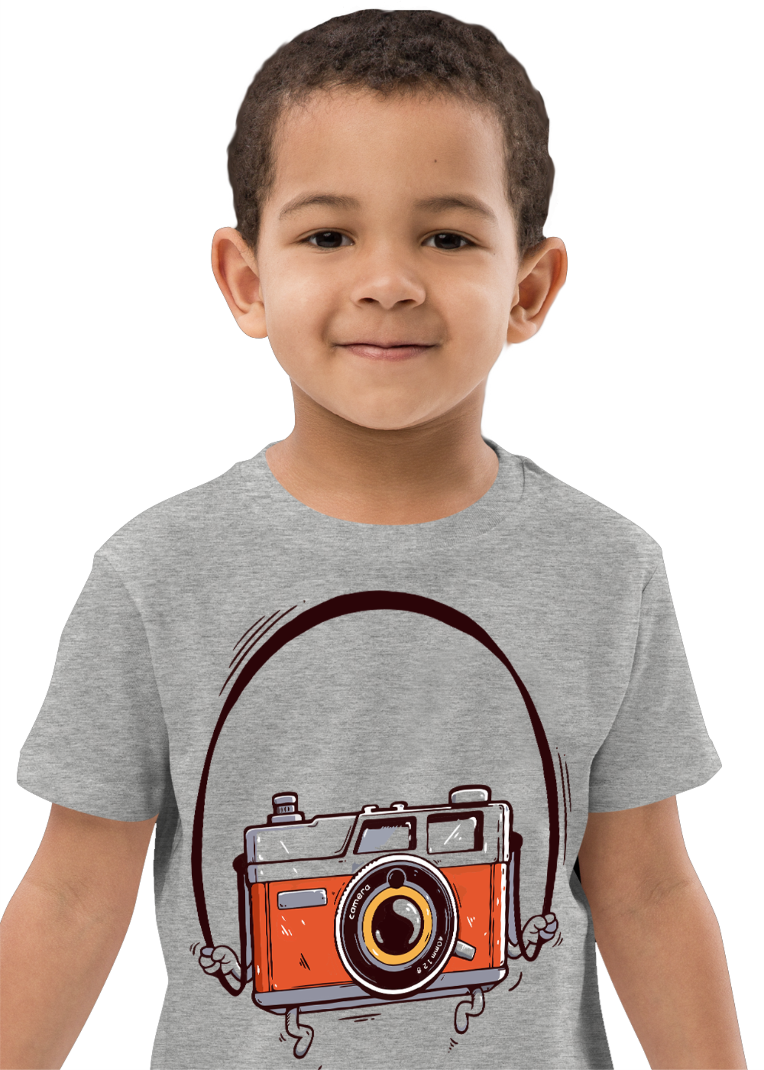Camera H. grey T-shirt - Noobeeretail.com