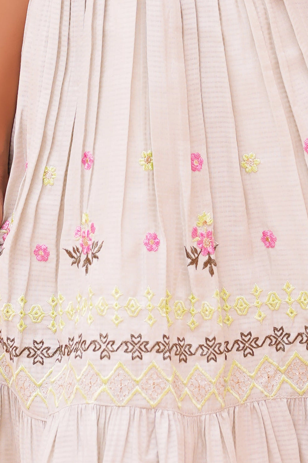 Girls Embroidered Frock - Noobeeretail.com